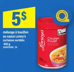 Maxi MÉLANGE À BOUILLON OU SAUCE LONEY'S , 400 g offer