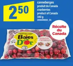 Maxi CANNEBERGES | CRANBERRIES, 340 G offer