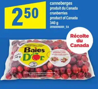 Maxi CANNEBERGES | CRANBERRIES, 340 G offer