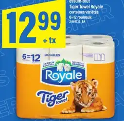 Maxi ESSUIE-TOUT TIGER TOWEL ROYALE, 6=12 ROULEAUX offer