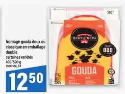 Maxi FROMAGE GOUDA DOUX OU CLASSIQUE EN EMBALLAGE DOUBLE, 400/500 g offer