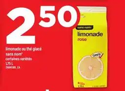 Maxi LIMONADE OU THÉ GLACÉ SANS NOM , 1,75 L offer