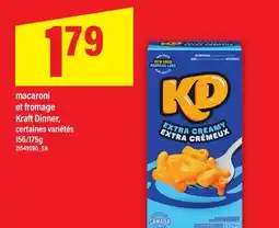 Maxi MACARONI ET FROMAGE KRAFT DINNER, 156/175g offer