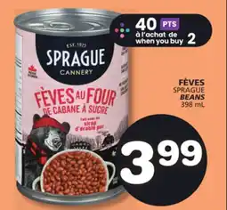 Marches Tradition SPRAGUE BEANS offer