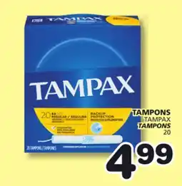 Marches Tradition TAMPAX TAMPONS offer
