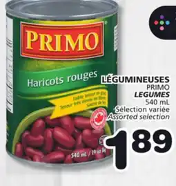 Marches Tradition PRIMO LEGUMES offer