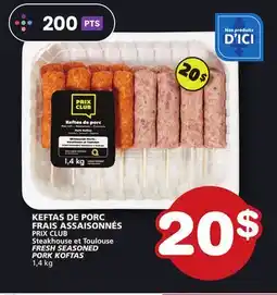 Marches Tradition PRIX CLUB FRESH SEASONED PORK KOFTAS offer