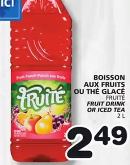 Marches Tradition FRUIT DRINK OR ICED TEA offer