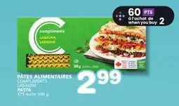 Marches Tradition COMPLIMENTS LASAGNE offer