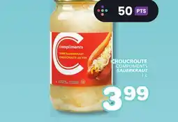 Marches Tradition COMPLIMENTS SAUERKRAUT offer