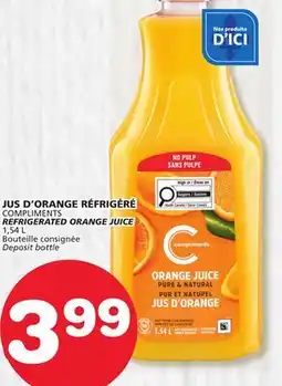 Marches Tradition COMPLIMENTS REFRIGERATED ORANGE JUICE offer