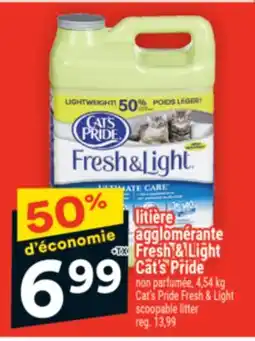 Super C Litière agglomérante Fresh & Light Cat's Pride | Cat's Pride Fresh & Light scoopable litter offer