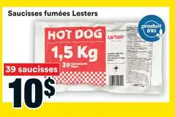 Super C Saucisses fumées Lesters offer