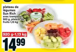Super C plateau de légumes Sun Rich offer