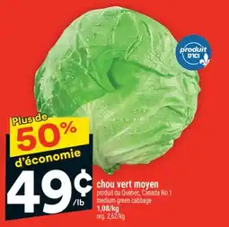 Super C chou vert moyen | medium green cabbage offer