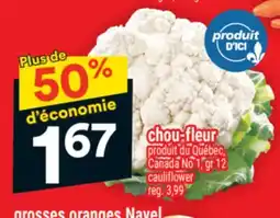 Super C chou-fleur | cauliflower offer