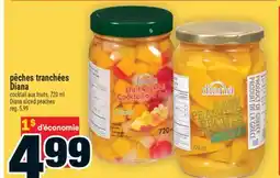 Super C pêches tranchées Diana | Diana sliced peaches offer