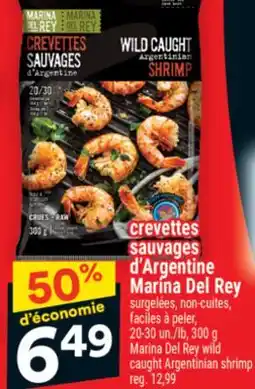 Super C crevettes sauvages d'Argentine Marina Del Rey | Marina Del Rey wild caught Argentinian shrimp offer