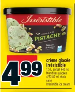 Super C crème glacée Irrésistible | Irrésistible ice cream offer