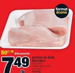 Super C poitrines de dinde désossées | boneless turkey breasts offer