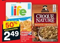 Super C céréales Quaker | Quaker cereal offer
