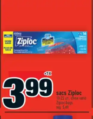 Super C sacs Ziploc | Ziploc bags offer