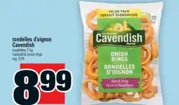 Super C Rondelles d'oignon Cavendish | Cavendish onion rings offer