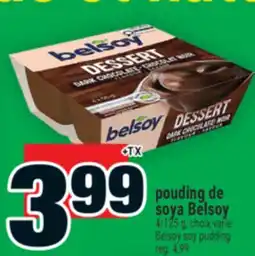 Super C pouding de soya Belsoy | Belsoy soy pudding offer