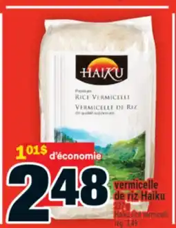 Super C vermicelle de riz Haiku | Haiku rice vermicelli offer
