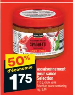Super C Assaisonnement pour sauce Selection | Selection sauce seasoning offer