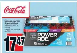 Super C boisson sportive Powerade ion4 | Powerade ion4 sport drink offer