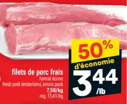 Super C filets de porc frais | fresh pork tenderloins offer