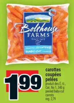 Super C carottes coupées pelées | peeled baby-cut carrots offer