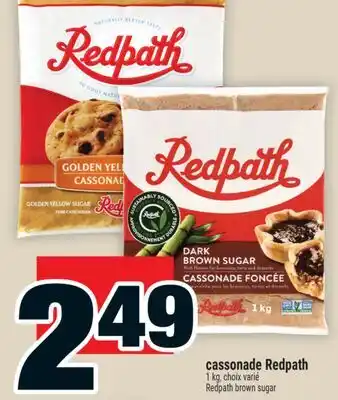 Super C cassonade Redpath | Redpath brown sugar offer