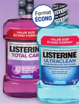 Uniprix LISTERINE TOTAL CARE, ULTRACLEAN Rince-bouches sélectionnés/ Selected mouthwashes offer
