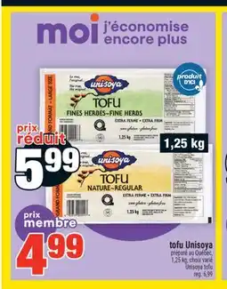 Super C tofu Unisoya | Unisoya tofu offer