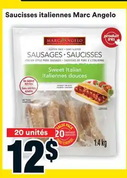 Super C Saucisses italiennes Marc Angelo offer