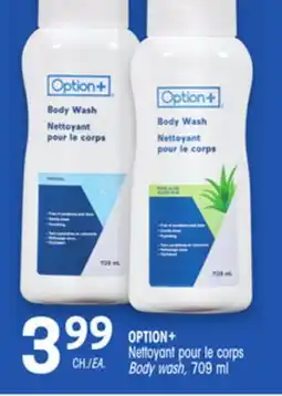 Uniprix OPTION+ Nettoyant pour le corps/Body wash offer