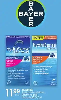 Uniprix HYDRASENSE Gouttes oculaires lubrifiantes/Lubricant eye drops offer