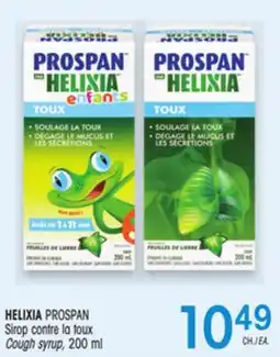 Uniprix HELIXIA PROSPAN Sirop contre la toux/Cough syrup offer