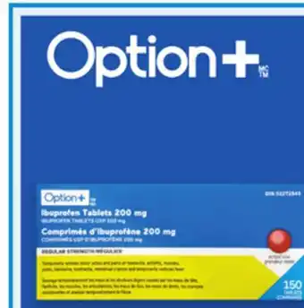 Uniprix Option+ Ibuprofène/ Ibuprofen, 200 mg offer