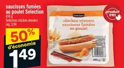 Super C Saucisses fumées au poulet Selection | Selection chicken wieners offer