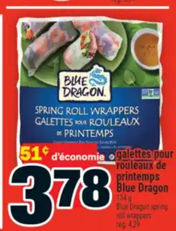 Super C galettes pour rouleaux de printemps Blue Dragon | Blue Dragon spring roll wrappers offer
