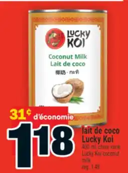 Super C lait de coco Lucky Koi | Lucky Koi coconut milk offer