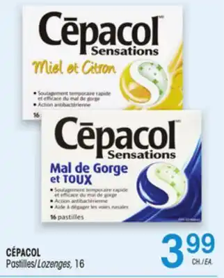 Uniprix CÉPACOL Pastilles/Lozenges offer