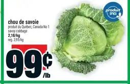 Super C chou de savoie | savoy cabbage offer