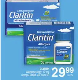 Uniprix CLARITIN Allergies/Allergy, Compr./Tablets offer