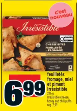 Super C feuilletés fromage, miel et piment Irrésistible | Irrésistible cheese, honey and chili puffs offer