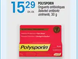 Uniprix POLYSPORIN Onguents antibiotiques/Selected antibiotic ointments offer