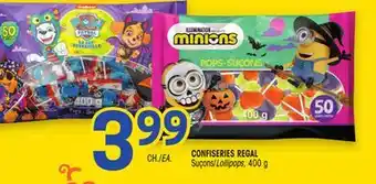 Uniprix CONFISERIES REGAL Suçons/Lollipops offer